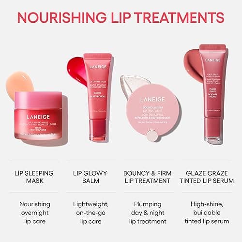 LANEIGE Glaze Craze Tinted Lip Serum: Hydrating Lip Serum for Glossy, Nourished Lips with Plumping Polypeptides - Peach Glaze thumbnail 6