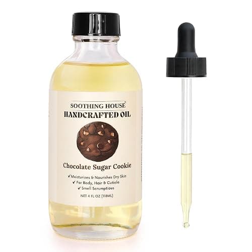 Soothing House Chocolate Sugar Cookie Body Oil: Moisturizing Body Oil for Soft, Glowing Skin with Almond & Jojoba Oil (4 fl oz) thumbnail 2