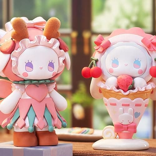 Bahomu Anime Blind Box, Cute Emma Secret Forest Cafe Series PVC Blind Box Figure, 3 Inches Collectable Action Figure for Birthday Gifts thumbnail 4