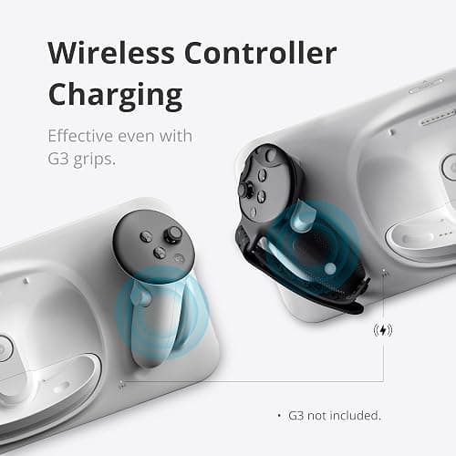BOBOVR D3 Charging Dock, Wireless Charging for Controller, B100 Fast Charging,Compatible with Quest 3 thumbnail 2