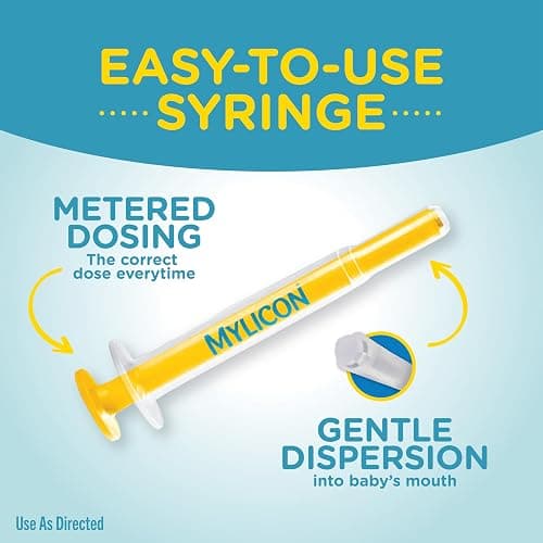 MYLICON Infants Gas Relief Drops for Infants and Babies, Dye Free Formula, 1 Fluid Ounce thumbnail 5