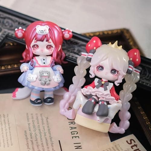 CALEMBOU Anime Blind Box Figure, Cute Ninita Magic Mirror Land Series Anime Mystery Box Figure, Collectable Kawaii PVC Toys for Birthday Gifts thumbnail 3