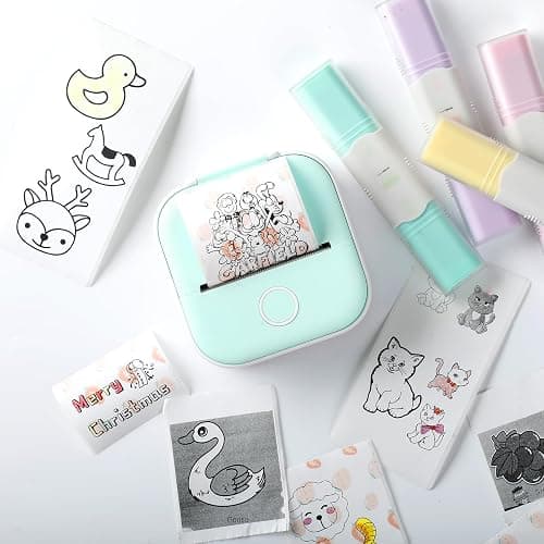 Stampante per adesivi, Mini stampante Print Pod, Stampante fotografica dal telefono, Etichettatrice thumbnail 6