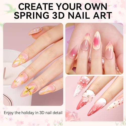 Makartt 3D Gel Nail Art, 15g Sculpting Gel for Molding and Drawing DIY | Clear Rhinestone Glue, Gems Decoration, Carving and Painting Nail Art, No Wipe, No Brushes Needed thumbnail 4