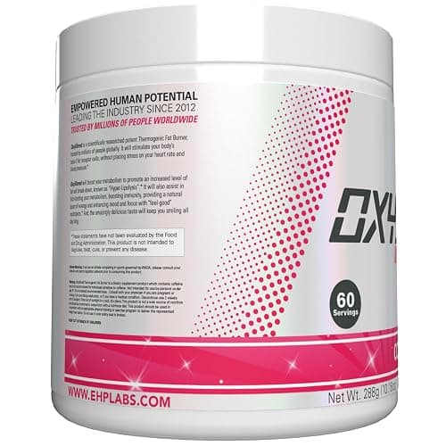 EHP Labs OxyShred Pre Workout Powder - Preworkout Powder with L Glutamine & Acetyl L Carnitine, Energy Boost Drink - Cosmic Blast, 60 Servings thumbnail 8
