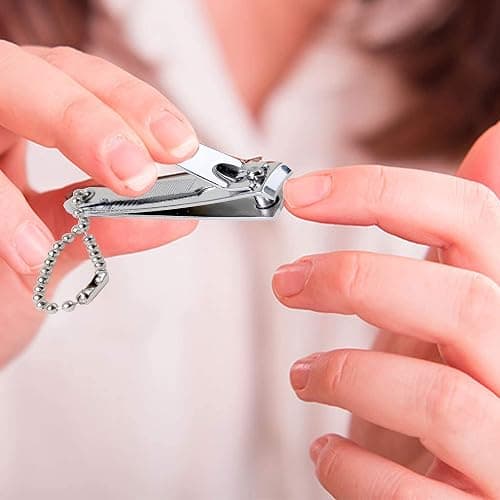 (6 Pack) Toe Nail Clippers Toenail Clippers and Fingernail Clipper Set, Premium Stainless Steel Ultra Sharp Sturdy Curved Edge Cutter Trimmer Finger Nail Clip for Adults Men Women Nail Cleaner thumbnail 3