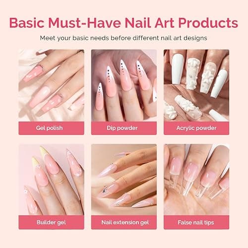 MelodySusie Nail Glue Nail Dehydrator and Primer Set Long Lasting Shine Nail Polish Art Design Manicure Kit Perfect Gifts for Women Girls 3 Pcs 15ml Clear thumbnail 5