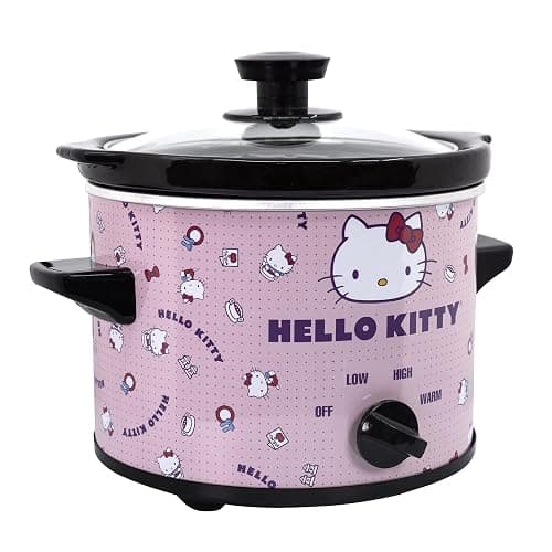 Uncanny Brands Hello Kitty 2qt Slow Cooker - Cook With Your Favorite Sanrio Characters thumbnail 5