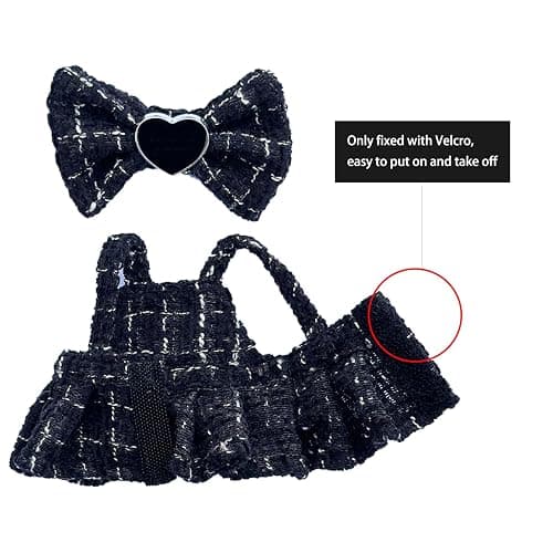 lububu Black Dress - lububu Clothes - lububu Outfit Accessories, Luxury lububu Clothes & Style Bundle,Gifts for lububu Lovers(Style-A) thumbnail 4
