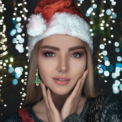 INÉS Pendientes Árbol Navidad thumbnail 5