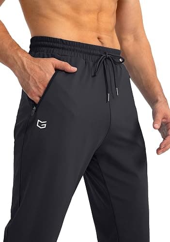 G Gradual Men's Sweatpants with Zipper Pockets Tapered Joggers for Men Athletic Pants for Workout, Jogging, Running thumbnail 3