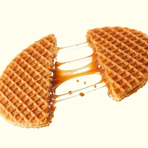 Rip Van Wafels Dutch Caramel & Vanilla Stroopwafels, Healthy Snacks, Non-GMO, Low Calorie, Low Sugar (3g), Office Snacks, Keto Friendly, 12 Count thumbnail 8