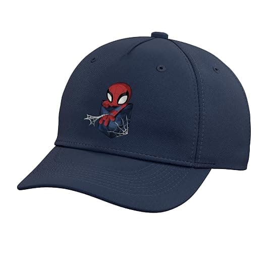 Marvel Spider-Man Left Chest Pocket Adjustable Printed Baseball Hat - Image 1