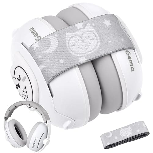 Lilian&Gema 2-in-1 Baby Ear Muffs Noise Protection, Noise Cancelling Headphones for Baby & Toddler up to 4 Years - Image 1