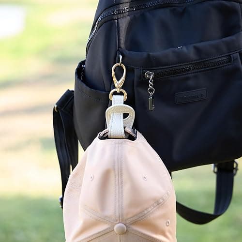 BAREFOOT CARIBOU Hat Clip for Travel, Hands-Free Bag, Backpack, Purse, and Hiking Gear Clip-on Holder Strap for Baseball, Snapback, and Ponytail Caps thumbnail 9