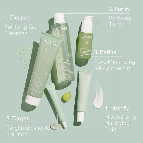 Caudalie Vinopure Salicylic Acid Cleanser, Pore Purifying Gel Cleanser - 150 mL thumbnail 7