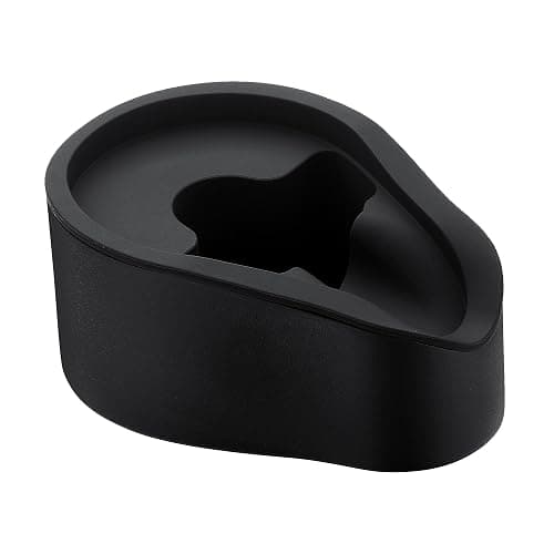 Normcore Portafilter Holder, Portafilter Tamping Station, 304 Stainless Steel With Silicon Espresso Holder Tamper Stand Fits 58mm Espresso Machines Portafilters, Black - Image 1