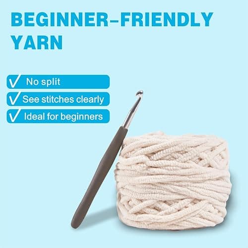 Eelexa Crochet Kit for Beginners, Amigurumi Crocheting Animal Kits, with Step-by-Step Video Tutorials for Kids Adults Beginner - 2 Pack Turtles - Turtle thumbnail 3