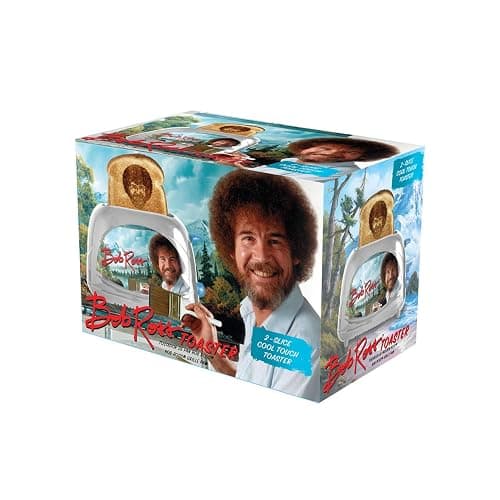 Uncanny Brands Bob Ross Toaster - Toasts Bob's Iconic Face onto Your Toast thumbnail 4