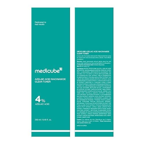 medicube Azelaic Acid Niacinamide Clarifying Toner | Troubled Skin Care, Ideal for Purifying & Calming | 4% Azelaic Acid & 2% Niacinamide| Soothing Daily Toner | Korean Skin Care | 8.45 fl.oz thumbnail 9