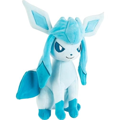 Pokemon Glaceon Plush - 8-Inch Soft Plush with Authentic Details thumbnail 2