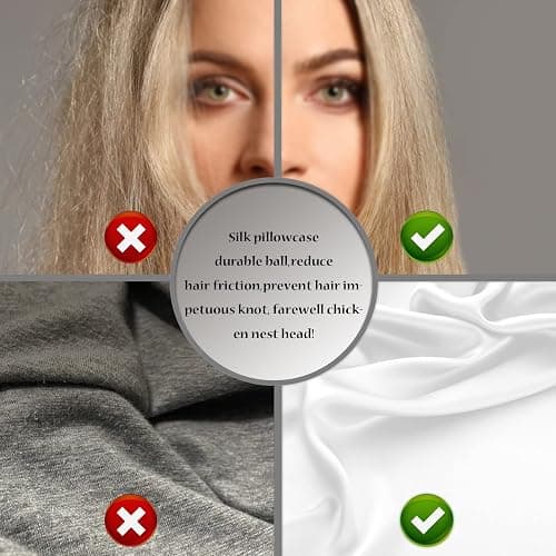 SUATIEN Mulberry Silk Pillow Cases Standard Size Silk Pillowcase for Hair and Skin with Zipper Soft Breathable Smooth Cooling Silk Pillow Case for Sleeping,Gifts for Women (White,20"X 26",1Pcs) thumbnail 5