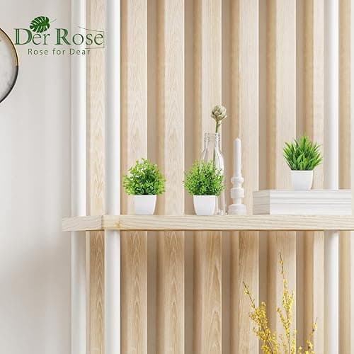 Der Rose 8 Packs Fake Plants Small Artificial Faux Plants for Home Office Desk Accessories Farmhouse Bathroom Bedroom Decor Indoor thumbnail 6