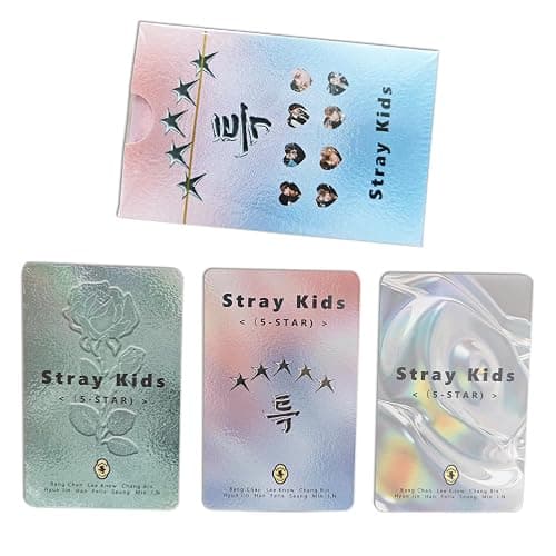 KPOPBP SKZ Laser Photocard 50pcs Kpop LOMO Cards Set 5-Strar Album Card Photo Cards Gift for Fans Daughter Boys and Girls thumbnail 2