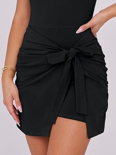 Caracilia Romper Skort Mini Dress thumbnail 4
