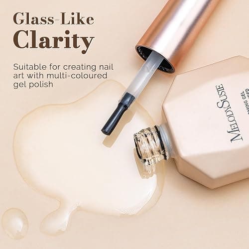 MelodySusie Clear Blooming Gel for Nail Design, Marble Watercolor UV Gel Nail Polish, Spreading Effect Sheer Painting Gel Nail Art Supplies, Nail Salon Manicure at Home for Women, 0.53 Fl Oz thumbnail 3