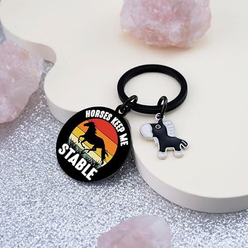 Uerifr Horse Gifts For Women Girls Cool Horse Keychain Decor | Gifts For Horses Lovers Owners Horses Stuff For Girls Equestrian Gift For Her Female thumbnail 3