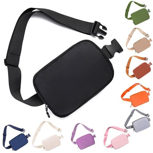 Belt bag Fanny pack crossbody bags for women Everywhere belt bag (black) - Image 1
