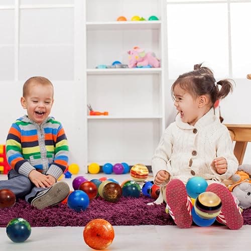 Novelty Place Solar System Stress Balls - 10 Pcs Anti-Stress Planetary Balls for Kids – Relaxation Gadgets, Fidget Toys, Astronomy Gifts, Space Theme Party Favor, Carnival Prizes thumbnail 7