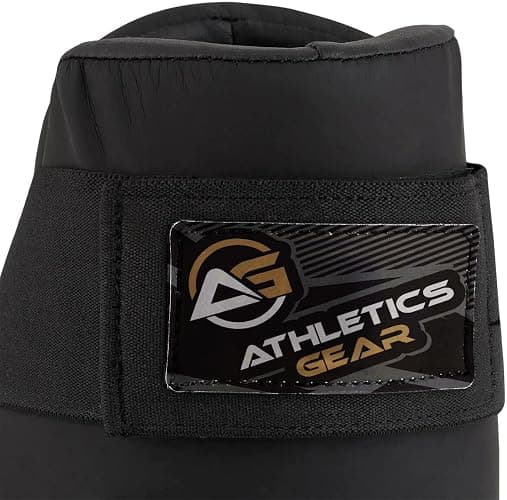 Semi Contact Kick Boxing Cut Boots, Foam Pad Kids Taekwondo Foot Guard, Karate Sparring Feet Protector Footgear thumbnail 7