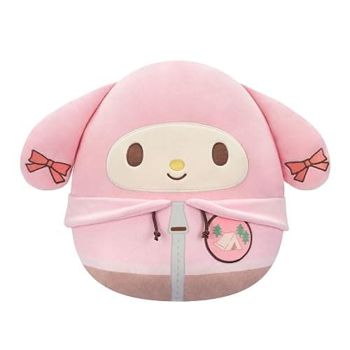 Squishmallows Original Sanrio 12in Cute Camping My Melody – Official Jazwares Plush (Medium-Sized) - Image 1