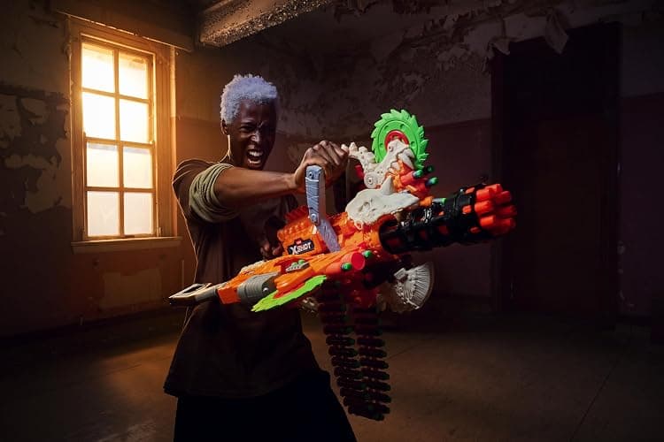 XSHOT Insanity HorrorFire Dread Hammer by Zuru with 48 Darts, Air Pocket Technology Darts and Dart Storage, Outdoor Toy for Boys and Girls, Teens and Adults thumbnail 7