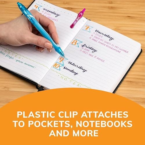 BIC Gelocity Quick Dry Ocean Themed Gel Pen Set with Fast-Drying Ink and Retractable Design, 16-Count in Assorted Ink thumbnail 7