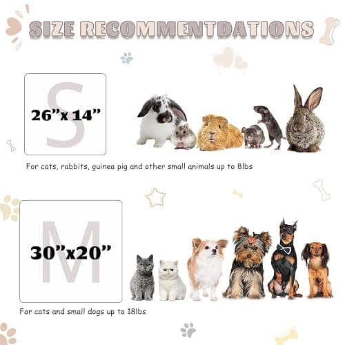 6 Pack Guinea Pigs Fleece Blankets, Soft Plush Mats for Rabbits Hamsters, Washable Small Pet Cage Bedding, Cozy Burrow & Snuggle Cover for Puppies Kittens Travel (26 x 14 Inch, Dark Color) thumbnail 8