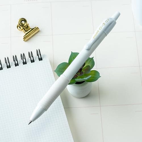 PILOT G2 Edge White, Premium Gel Roller Pens, 8ct box, Fine Point 0.7 mm thumbnail 7
