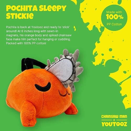 Pochita Sleepy Stickie (6in) thumbnail 5
