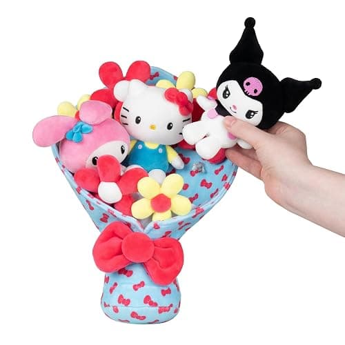 Jazwares Hello Kitty and Friends - 12-inch Plush Celebration Bouquet - 9 Plush Included - Officially Licensed Sanrio Product from thumbnail 5
