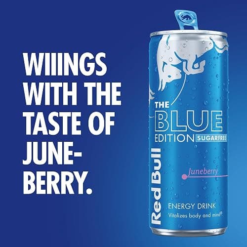 Red Bull Energy Drink Sugar Free Blue Edition Juneberry 355 ml x12 thumbnail 3