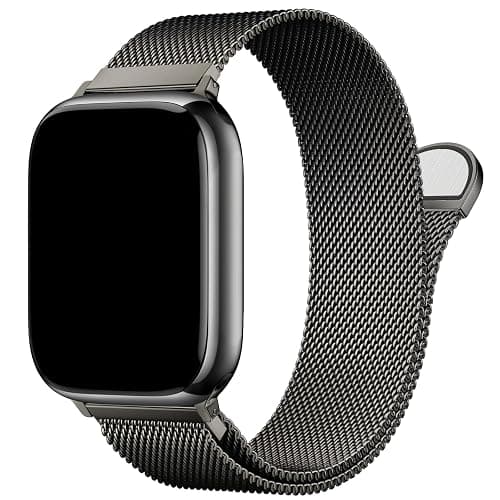 Stainless Steel Milanese Loop Compatible with Apple Watch Bands 46mm 42mm 44mm 45mm 49mm 38mm 40mm 41mm men and women, Magnetic Clasp Replacement for iWatch Ultra Series 11 10 9 8 7 SE 6 5 4 3 2 1 - Image 1