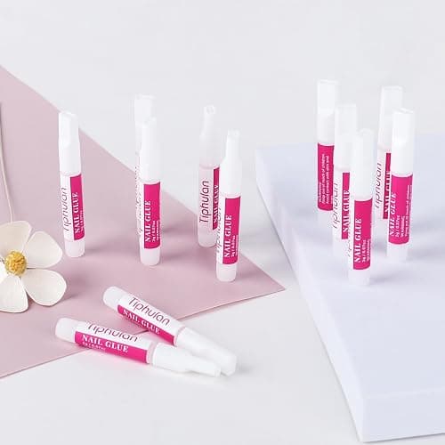 Tiphulan Nail Glue for Nail Tips - 20PCS Strong Long Lasting Nail Glue for Press on Nails, Super Good Holding Fake Nails Glue Bulk Pack, Professional Adhesive Bond Nail Glue for Acrylic Nails, 2g/pcs thumbnail 9