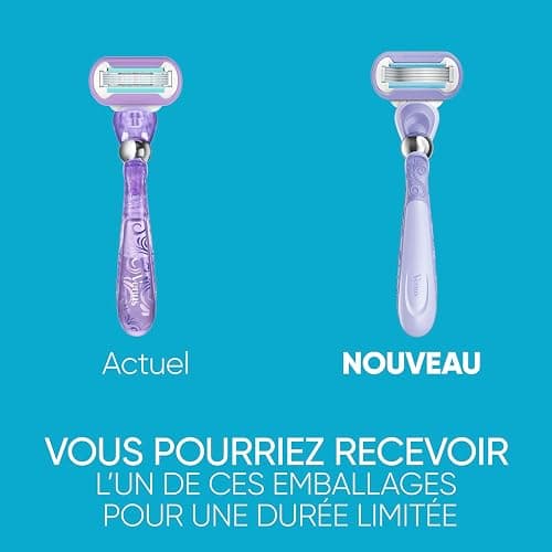 Gillette Razor for Women, Venus Razors Extra Smooth Contour, 5-Blade Cartridges, 1 Handle + 4 Refills + Pivoting Head + Shower Holder thumbnail 16