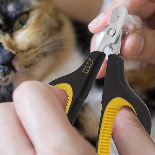 Cat Nail Clippers by Pet Republique – Professional Stainless-Steel Nail Clipper for Cats, Kittens, Hamster, Rabbits, Birds, & Small Breed Animals Claw Trimmer thumbnail 2