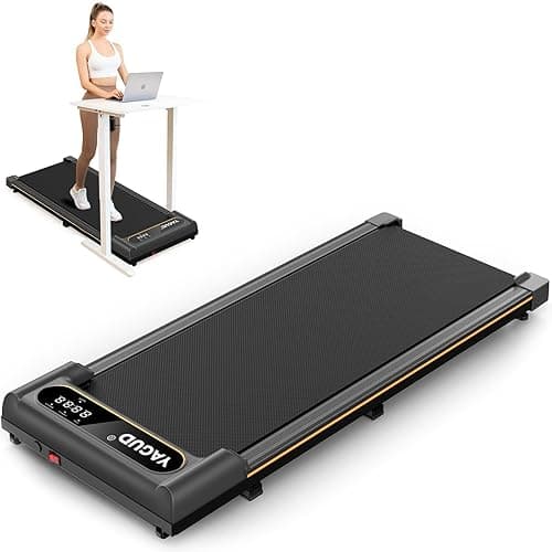 Yagud Walking Pad, Walking Pad Treadmill for Home Office, Portable Under Desk Treadmill with Remote Control and LED Display, Walking Jogging Running Machine - normal