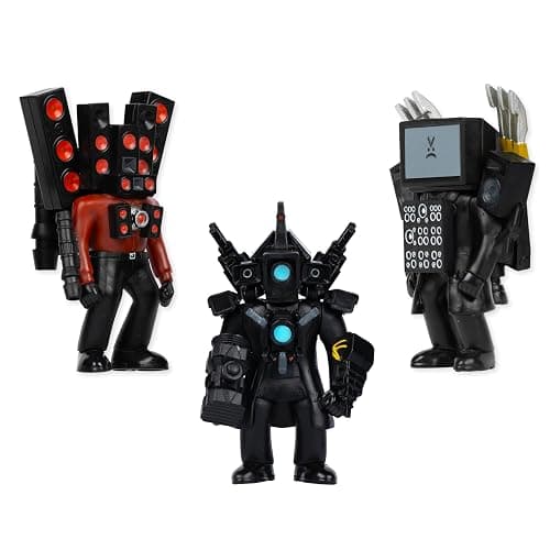 SKIBIDI Toilet Titan 3 Pack – All-New Collectibles, Officially Licensed Toilet Merch thumbnail 5