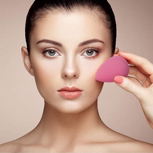 14PCS Makeup Sponge Set, Beauty Blender Sponge for Foundation Blending with 3PCS Mini Makeup Sponges & 4PCS Triangle Powder Puff, Soft Make Up Sponges for Face Cosmetic Applicator for Powder Liquid thumbnail 2