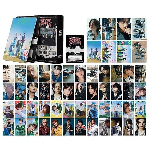 eTel Like 5 Pack/275 Pcs Stray Kids New Lomo Card Photocards Greeting Card with Postcards Box thumbnail 3